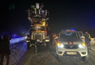 В Югре водителя автобуса зажало в кабине
