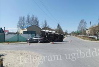 В Югре после ДТП перевернулся «ГАЗ», пострадал ребенок